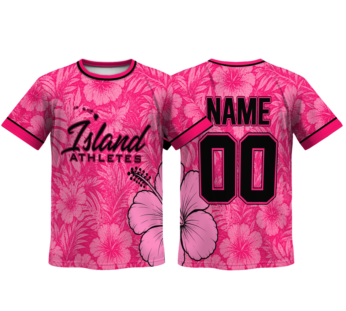 Island Athletes 'Strike Out Cancer' Jersey — Pink