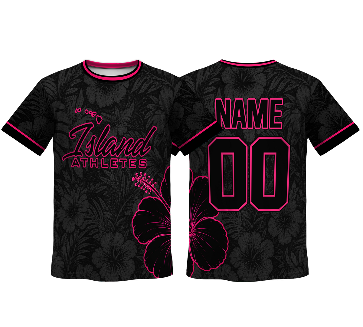 Island Athletes 'Strike Out Cancer' Jersey — Black