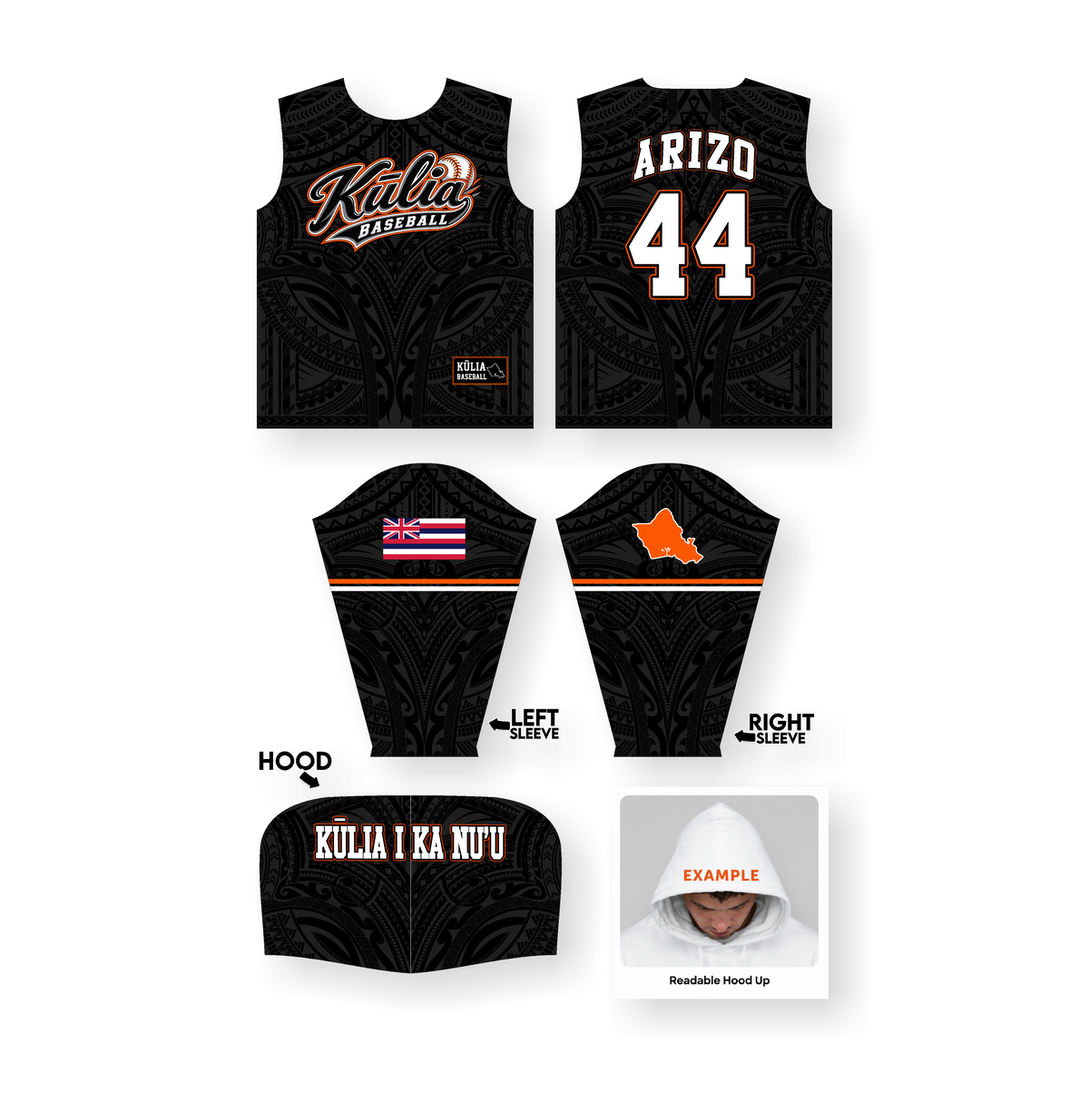 Kulia Baseball Custom Merch Custom